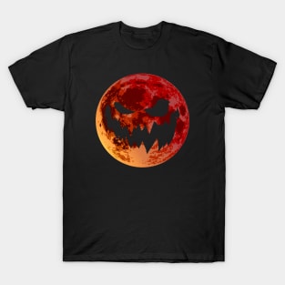 Halloween Blood Moon Monster T-Shirt